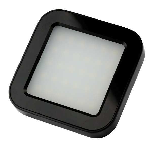 LED-светильник Quadro-черный, белый свет