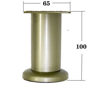 Ніжка метал 3-024 Н-100-45 сатин — 2