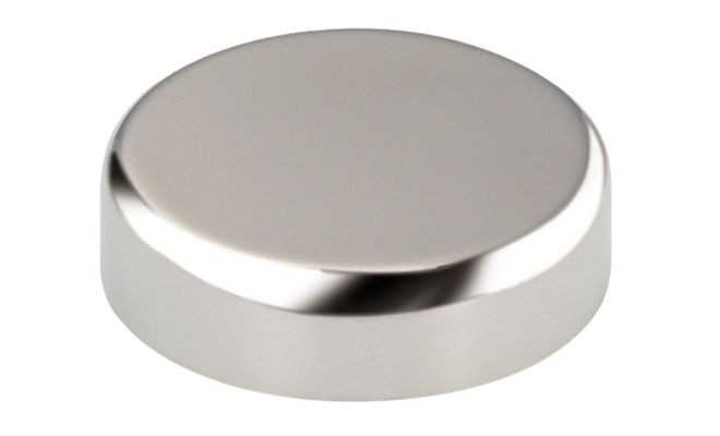 Заглушка для чашки METALLA MINI для скла пластикова: алюм.8 мм D30 мм