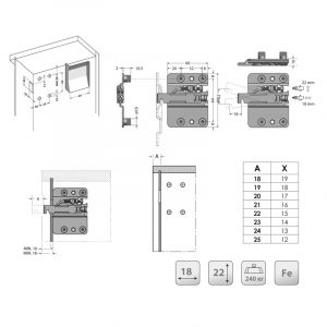 Навес Linken System 807 Комплект (2 навеса, 2 заглушки, 2 планки) Белый — 2